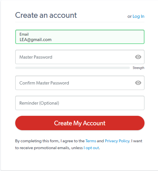 LP Account Email