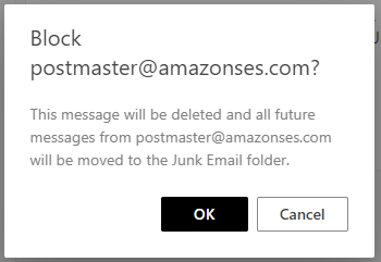 Blocked Sender